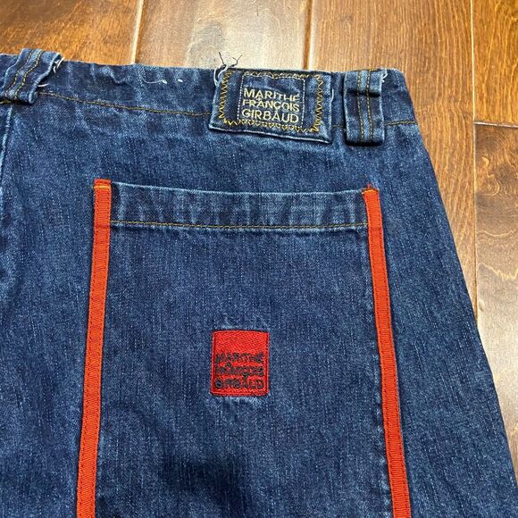 Marithe Francois Girbaud Vtg Baggy Denim Cargo Jeans Shuttle Strap Men's 40 x 35 - Picture 7 of 12